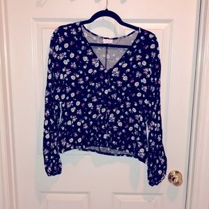 Floral print Size L blouse